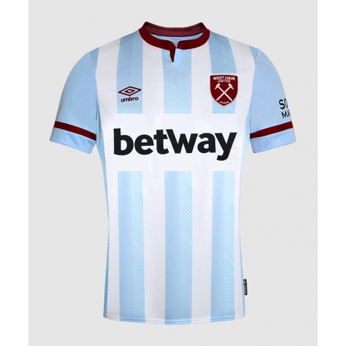 West Ham United Fodboldtrøjer Udebanesæt 2021/22 Kort ærmer West Ham United Fodboldtrøjer Udebanesæt 2021/22 Kort ærmer